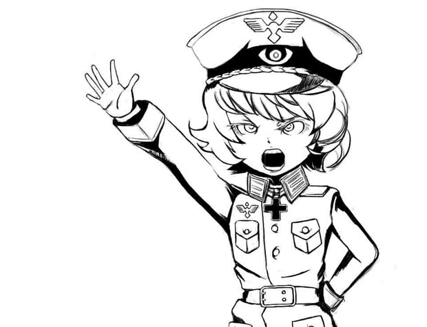 デグレチャフ少佐のありがたい演説 ちゃゐろ さんのイラスト ニコニコ静画 イラスト