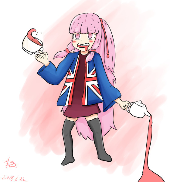 紅茶キメてる茜ちゃん わかさぎ さんのイラスト ニコニコ静画 イラスト