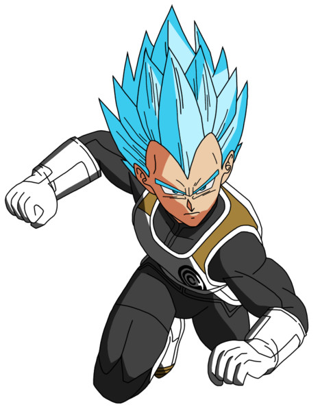 正面に飛ぶベジータ Ssgss の立ち絵 Vegeta さんのイラスト ニコニコ静画 イラスト