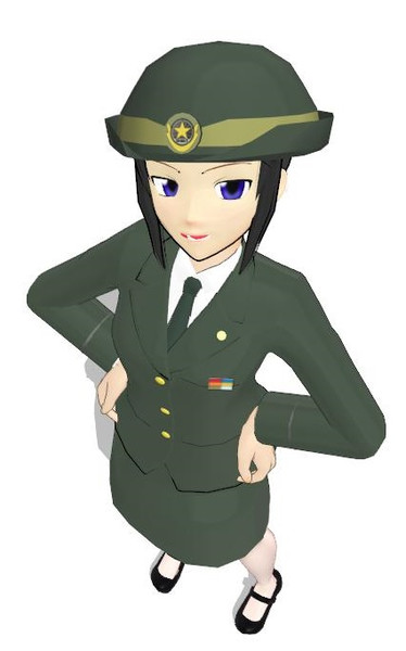 蝶野亜美っぽいmmdモデル Knj さんのイラスト ニコニコ静画 イラスト
