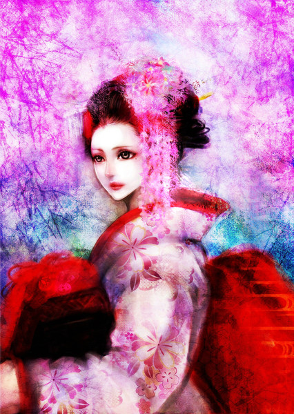 舞妓 ニコニコ静画 イラスト