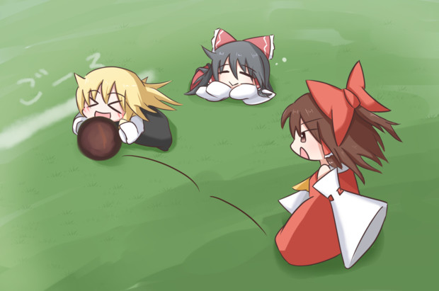 グループリーグ突破をかけて試合をするサケノミ達