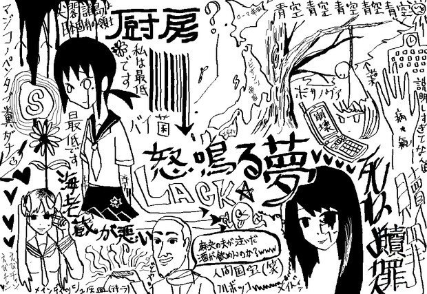 怒鳴る夢 髙江田ハサミ さんのイラスト ニコニコ静画 イラスト
