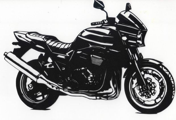 切り絵 Kawasaki Zrx10 Hide さんのイラスト ニコニコ静画 イラスト