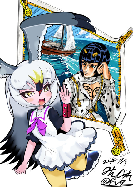 ブチャラティとウミネコ みんじゅれ さんのイラスト ニコニコ静画 イラスト