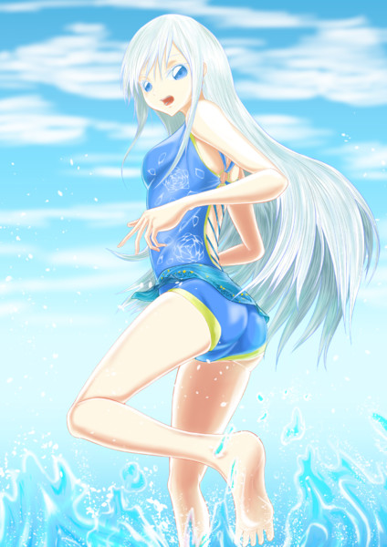 レシリア水着絵 紅鴉 さんのイラスト ニコニコ静画 イラスト