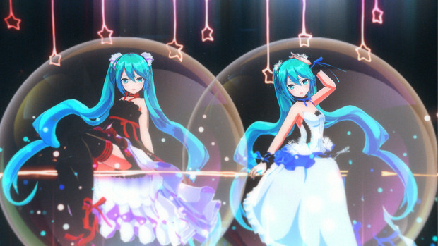 Mmd ミクとシャボン玉 初音ミク ニコニコ静画 イラスト