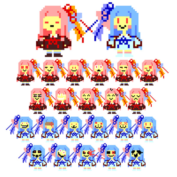 Undertale風ドット琴葉茜 葵立ち絵 添瓶 さんのイラスト ニコニコ静画 イラスト