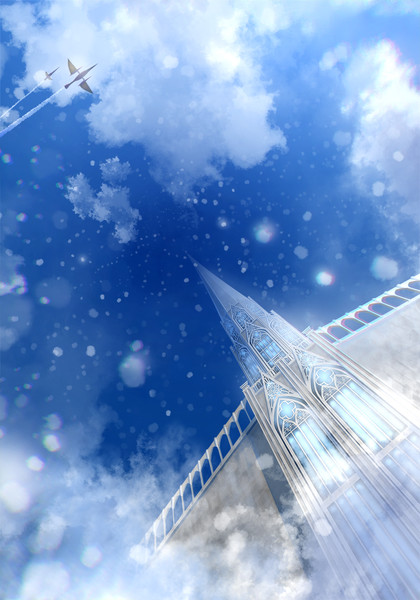 見上げた空 メトロン さんのイラスト ニコニコ静画 イラスト