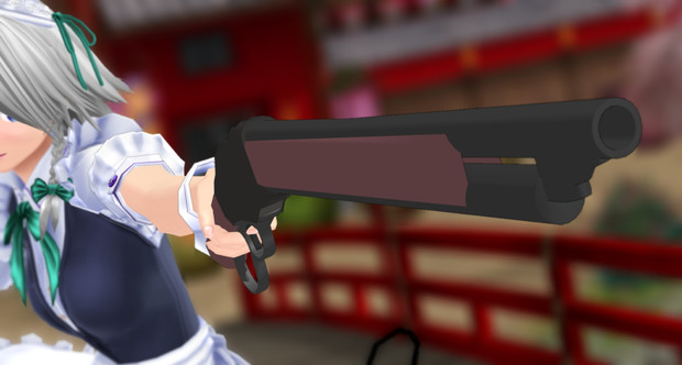 【MMDアクセサリ配布あり】レバーアクションショットガンW1887