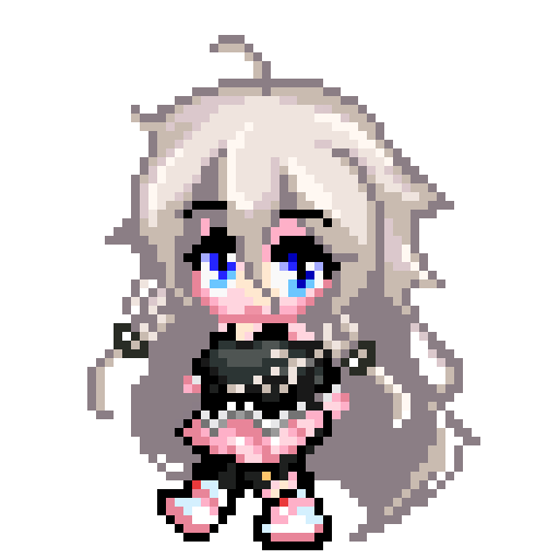 Iaちゃんをドット絵で描いてみた マイラ さんのイラスト ニコニコ静画 イラスト