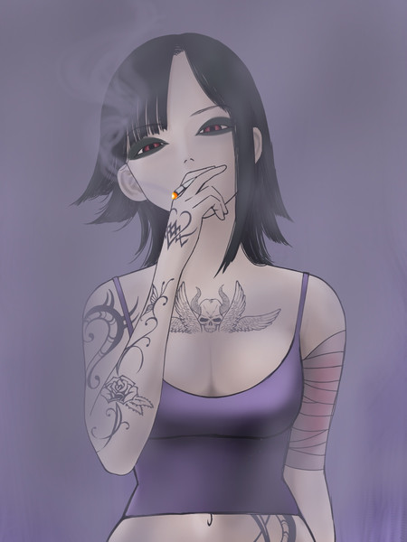タトゥーを描きたかっただけ じゃみじゃみ さんのイラスト ニコニコ静画 イラスト