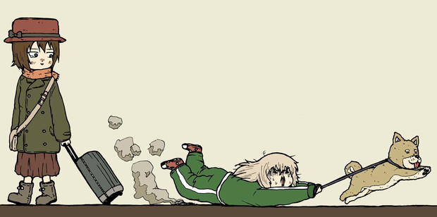 西住犬と逸見エリカ をぎくぼ虫 さんのイラスト ニコニコ静画 イラスト