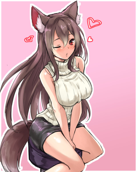 袖なし縦セーター 影狼さん 天城 さんのイラスト ニコニコ静画 イラスト