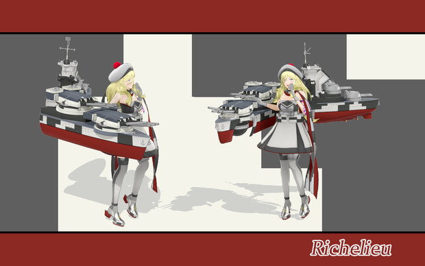 【MMD艦これ】Richelieu【配布終了】