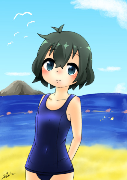 海水浴 ニコニコ静画 イラスト