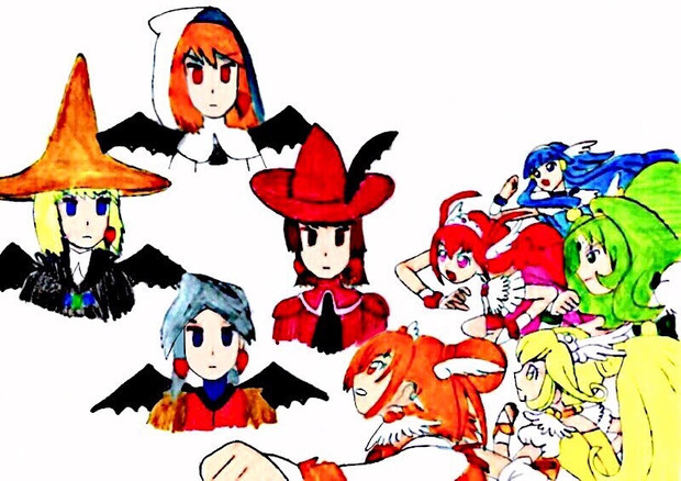 極悪四天王 その正体は光の戦士 Dolphin Venus さんのイラスト ニコニコ静画 イラスト