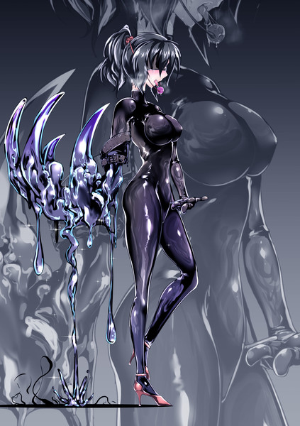 液体金属とラバースーツ 龍トウ さんのイラスト ニコニコ静画 イラスト