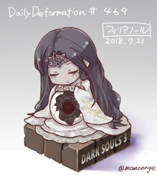 ほぼ毎日デフォルメ 469 フィリアノール モモンゲ さんのイラスト ニコニコ静画 イラスト