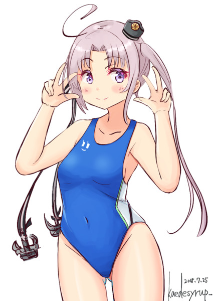 秋津洲 競泳水着mode 楓シロップ さんのイラスト ニコニコ静画 イラスト