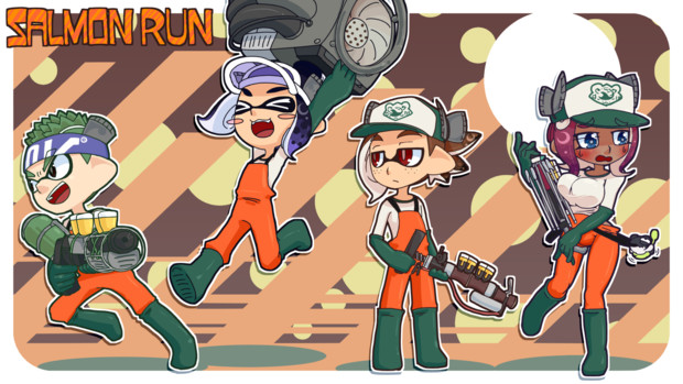 スプラトゥーン2 カタパッド絶対殺す奴等 Liczka リチカ さんのイラスト ニコニコ静画 イラスト