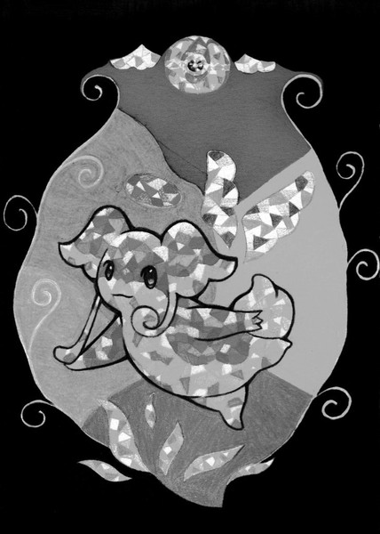 モザイクタブンネ モノクロ ライ さんのイラスト ニコニコ静画 イラスト