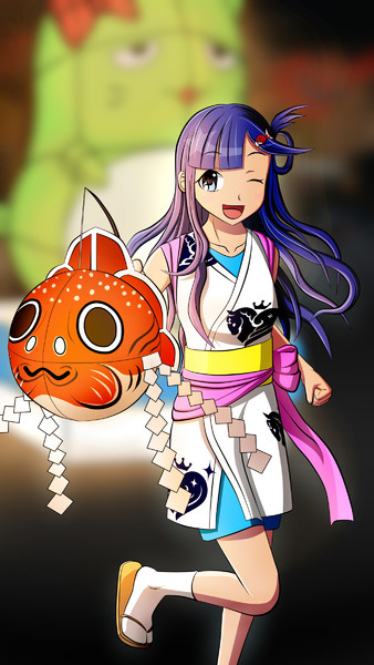 金魚と七海とお祭り アウル さんのイラスト ニコニコ静画 イラスト