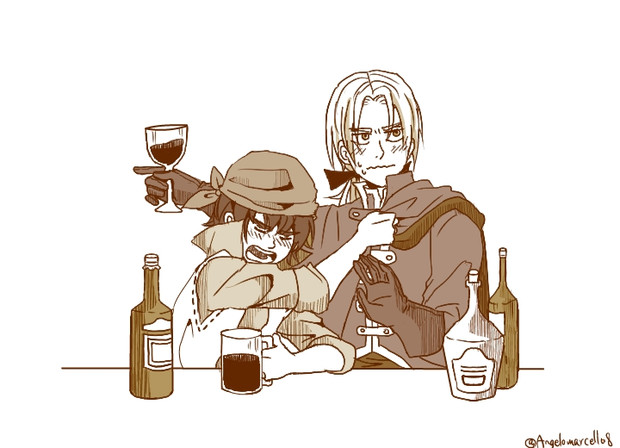 酔った勇者とツンデレクク ニコニコ静画 イラスト