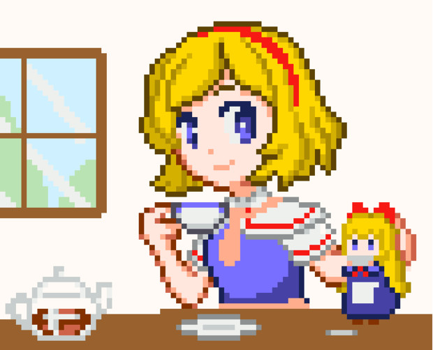 アリス ティータイムさん ぽろぽ 的場 さんのイラスト ニコニコ静画 イラスト