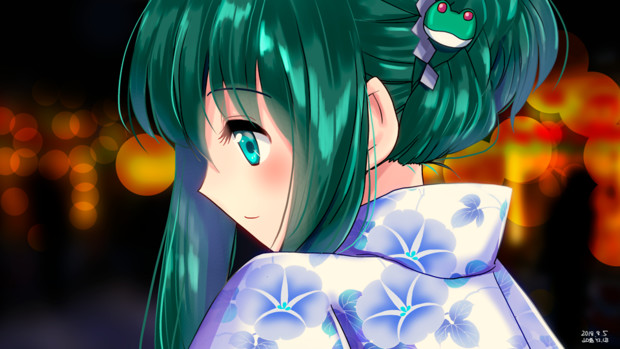 早苗さんと浴衣でお祭りデート 山口 悠 さんのイラスト ニコニコ静画 イラスト