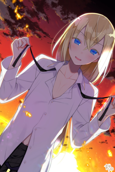 夕焼けとママ 丸井シロ さんのイラスト ニコニコ静画 イラスト