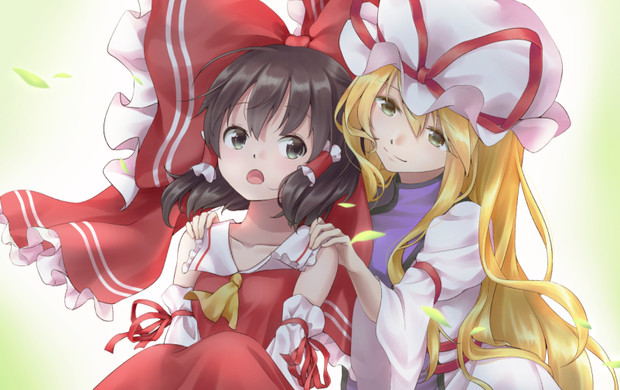 19年東方日替わりカレンダー 霊夢と紫 冷えシマエナガ さんのイラスト ニコニコ静画 イラスト