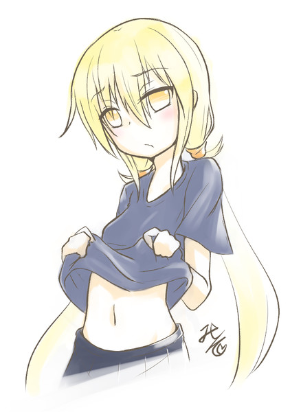 皐月ちゃんに嫌そうな顔されながらおなか見せてもらいたい かにみそ さんのイラスト ニコニコ静画 イラスト