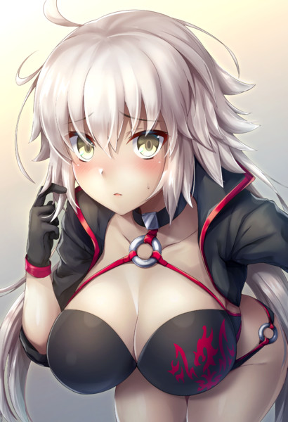 照れるジャンヌオルタ バーサーカー サムーれ さんのイラスト ニコニコ静画 イラスト