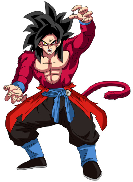 超サイヤ人4孫悟空の立ち絵 かめはめ波モーション2 Vegeta さんのイラスト ニコニコ静画 イラスト