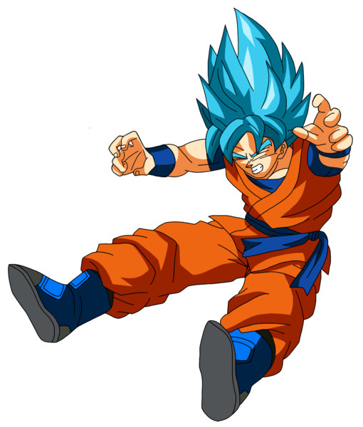 吹っ飛ぶssgss孫悟空の立ち絵 2 Vegeta さんのイラスト ニコニコ静画 イラスト