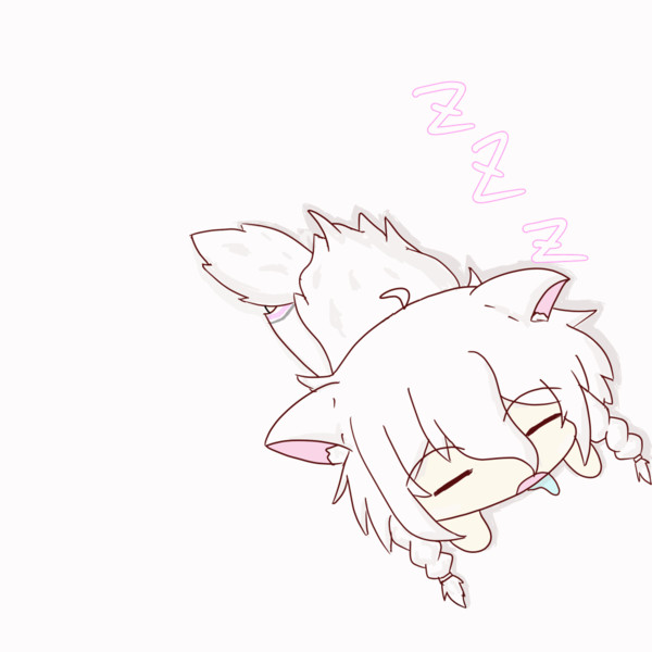 Ia One お昼寝わんこ Gifアニメ もけじぃ さんのイラスト ニコニコ静画 イラスト