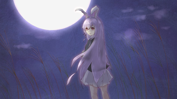 東方ニコ楽祭 月見 振り返るうどんげ ラウ さんのイラスト ニコニコ静画 イラスト