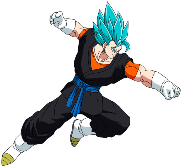 パンチするssgssベジット 黒服 の立ち絵 Vegeta さんのイラスト ニコニコ静画 イラスト