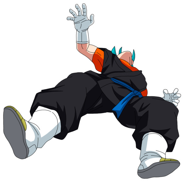 後方に吹っ飛ぶssgssベジット 黒服 の立ち絵 Vegeta さんのイラスト ニコニコ静画 イラスト