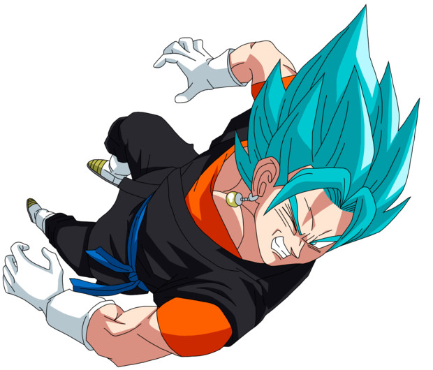 正面に吹っ飛ぶssgssベジット 黒服 の立ち絵 Vegeta さんのイラスト ニコニコ静画 イラスト