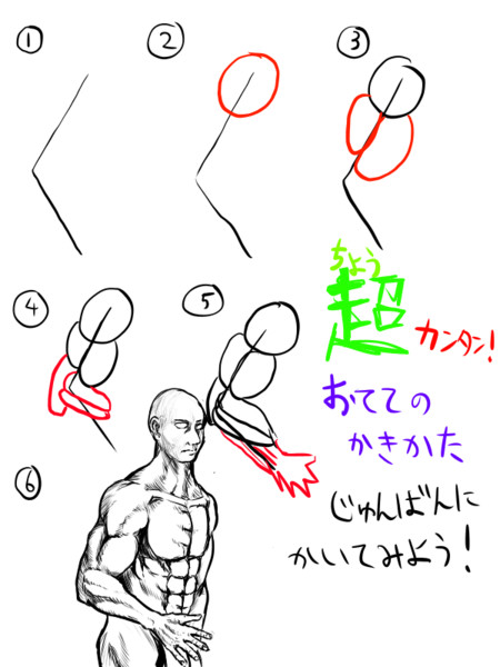 腕の描き方 ニコニコ静画 イラスト