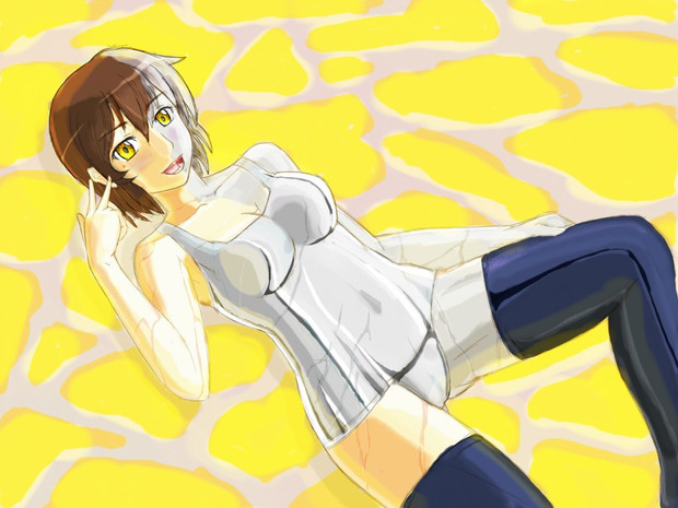 アーミア メタルスク水ニーソ らびにだっど さんのイラスト ニコニコ静画 イラスト