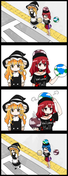 四コマ ヘカーティア七変化 ジェット虚無僧 さんのイラスト ニコニコ静画 イラスト