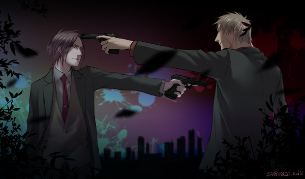 銃口を突き付けて Sdu さんのイラスト ニコニコ静画 イラスト