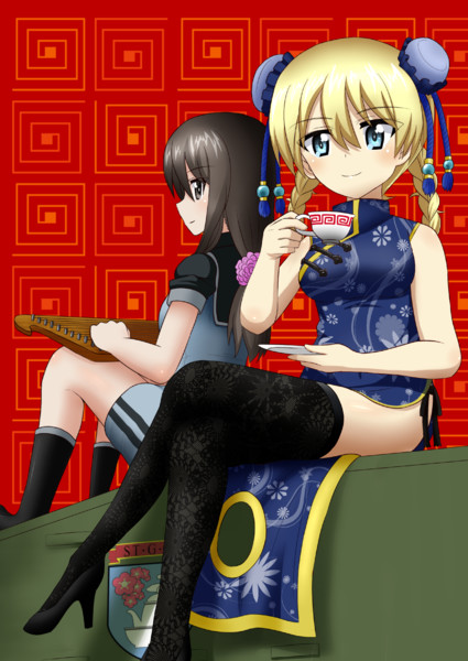 ダーミカチャイナドレス Lichyiblue さんのイラスト ニコニコ静画 イラスト