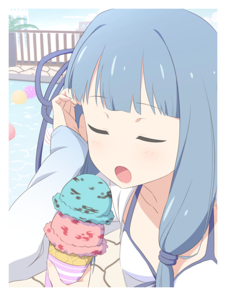 チョコミントアイス食べる葵ちゃん もふもふさん さんのイラスト ニコニコ静画 イラスト