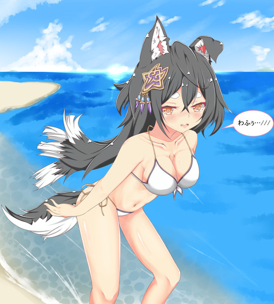 水着ハスキール けっきー さんのイラスト ニコニコ静画 イラスト
