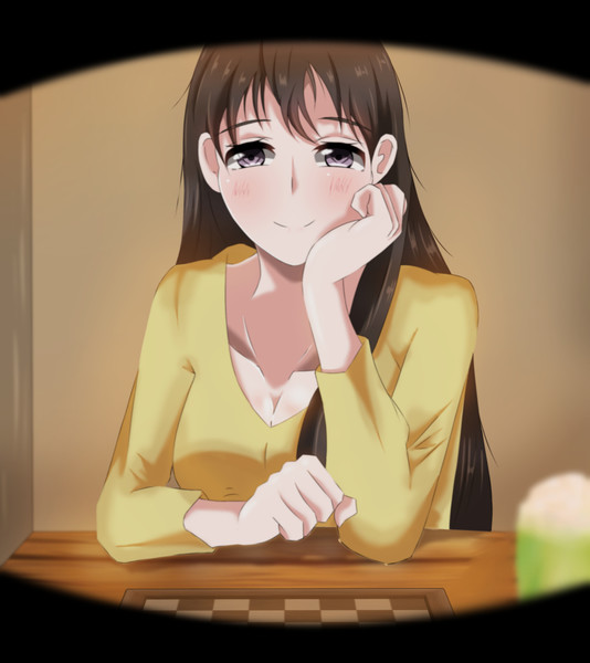 お姉さんはいつも 僕が眠そうにしてるとじっと見つめて微笑んで来る なんでだろう 黒魅 さんのイラスト ニコニコ静画 イラスト