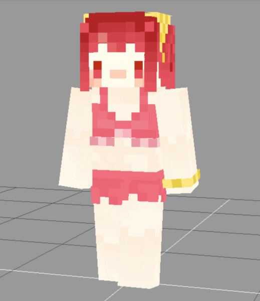 Minecraftスキン ソフィー 水着 着用イメージ ソフィーのアトリエ かなたろ さんのイラスト ニコニコ静画 イラスト